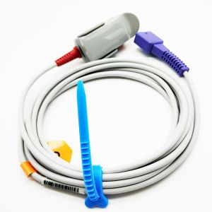 Encrypt Nellco Reusable Spo2 Sensors , TPU 3m Pulse Oximeter Finger Sensor