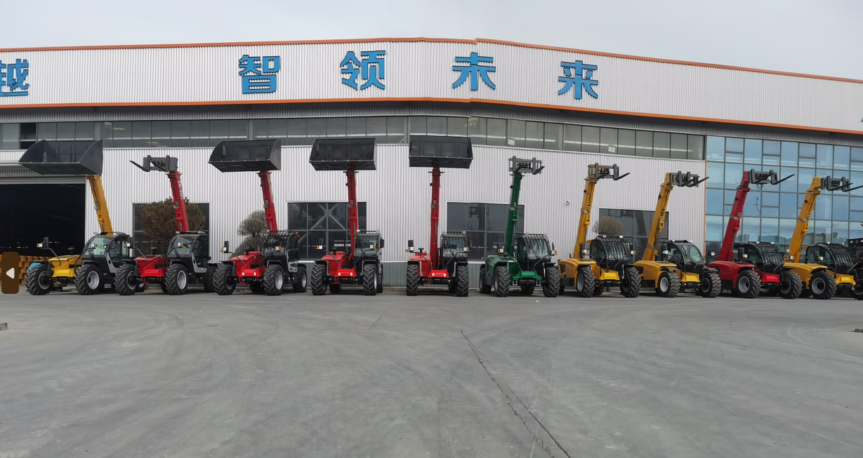 Auto Hydraulic Transmission 3 ton 4 ton Telescopic Boom Forklift for Material Handling