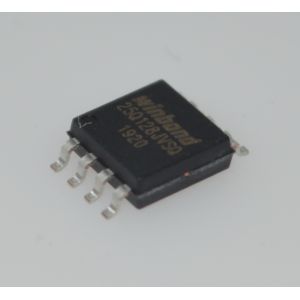  W25Q128JVSIQ 128Mb (16MB) SPI NOR Flash with Quad/DUAL I/O 133MHz Clock Rate 4KB Uniform Sector and 256B Page Features Flexible Architecture High Manufactures