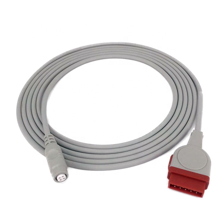 IBP Adapter Cable Compatible Ge Maruqette Monitor To B.Braun Transducer