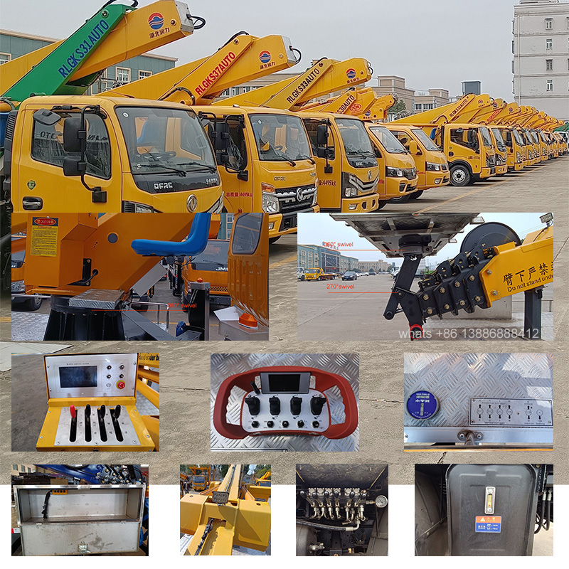 China HOWO 4*2 New Diesel High-Temperature Resistant AWP | Hydraulic Boom Lift for Oilfield & Pipeline Maintenance