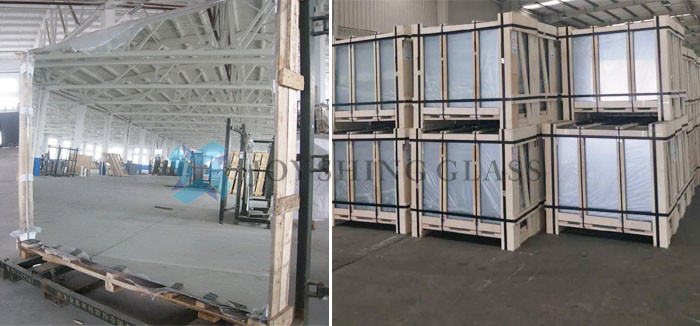 Copper-free float glass mirror