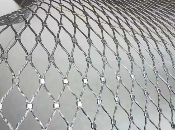 Enclosure Stainless Steel Cable Mesh 304 316 Wire Diameter 1mm-3mm