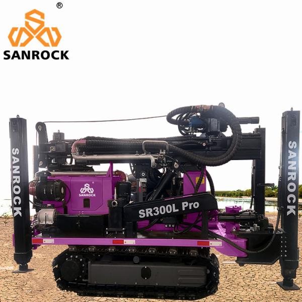 300Meter deep water drilling rigs 92KW diesel hydraulic water well drilling rig