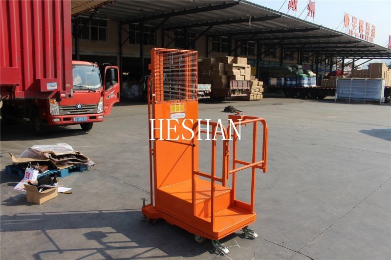 Cargo Semi Electric Order Picker 6.5M Low Level Order Picking Truck ROHS Certified
