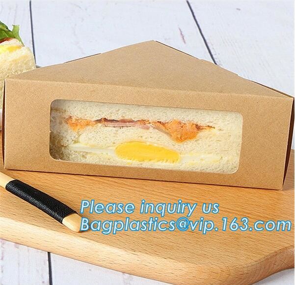 Wholesale custom Paper Cookies packing Cake Box with PVC window,Wholesale Plastic Square Birthday Wedding Packaging Clea