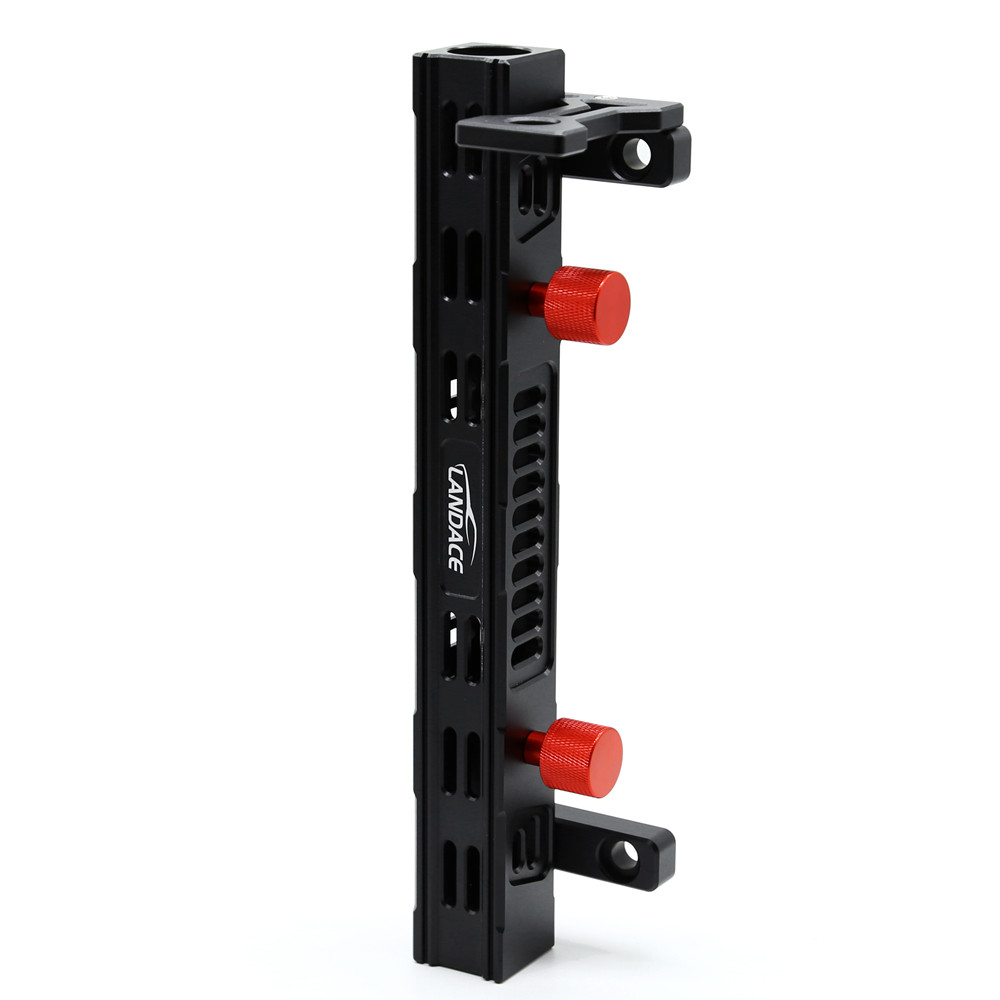 323X78X86mm Hard Anodized Tail Gate Flagpole Bracket for Jeep Wrangler Multi-Function