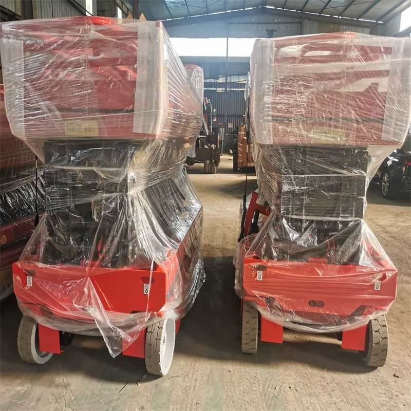 Scissor Platform Indoor Lift Mini Scissor Hydraulic Platform Lifter With Outriggers