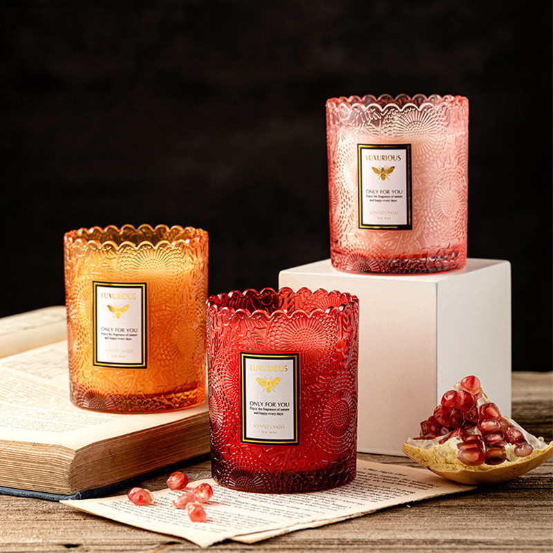 OEM ODM Glass Decorative Candle Holders For Romantic Wedding