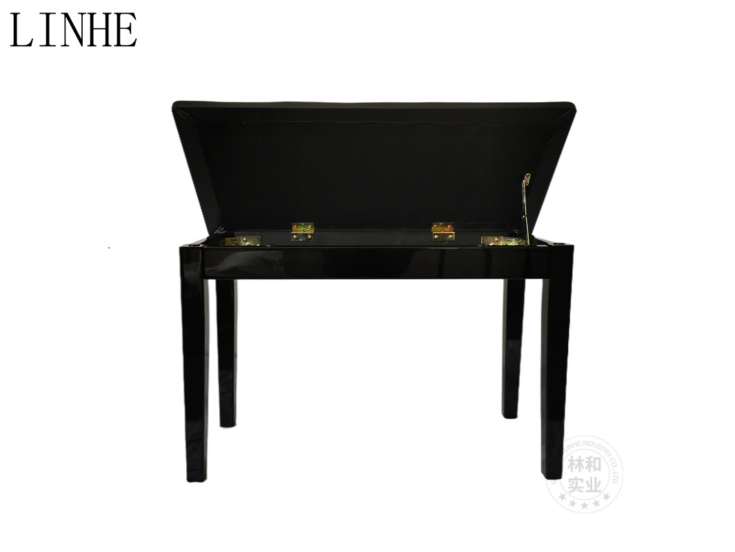 best price wholesale standard artist piano wholesale bench Black Piano Pedal Extender Bench for Kids with 2 Pedals Adjus