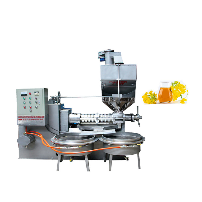 Soybean Rapeseed Camellia Oil Processing Machine Screw Making 60 - 100 RPM Squeezer Speed