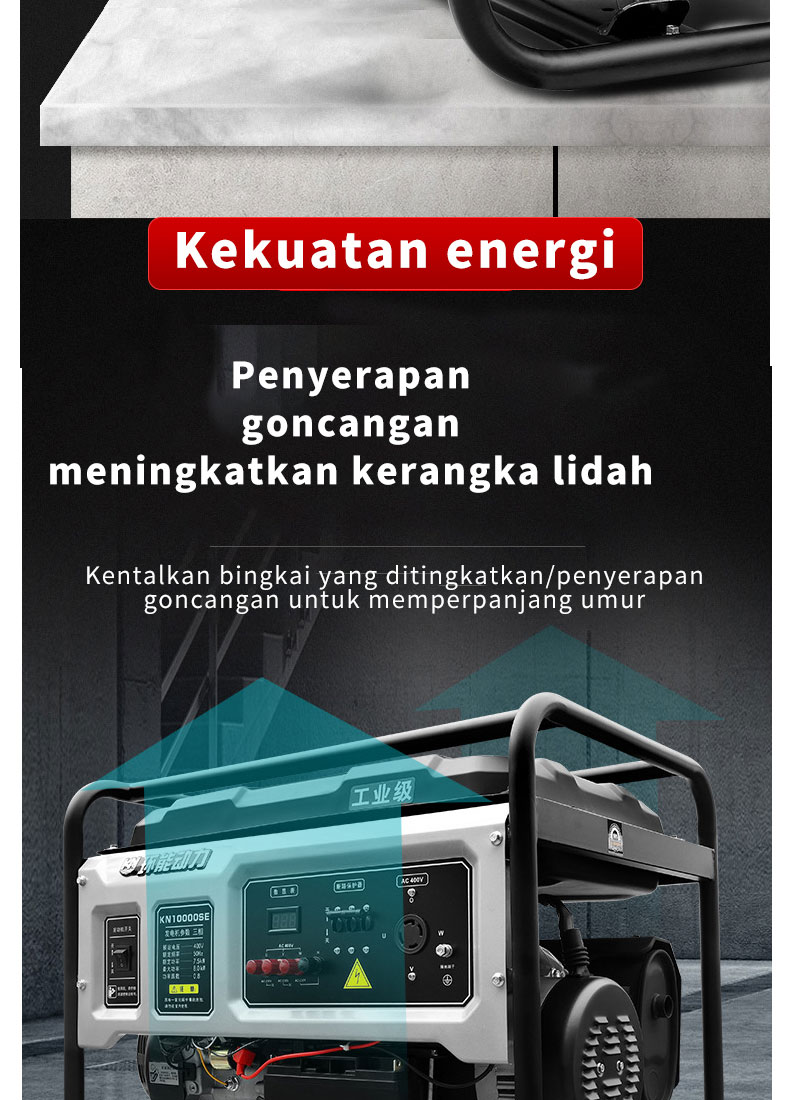 4 Kw 5kw 10kw Gasoline Power Generators Portable Motor Mini