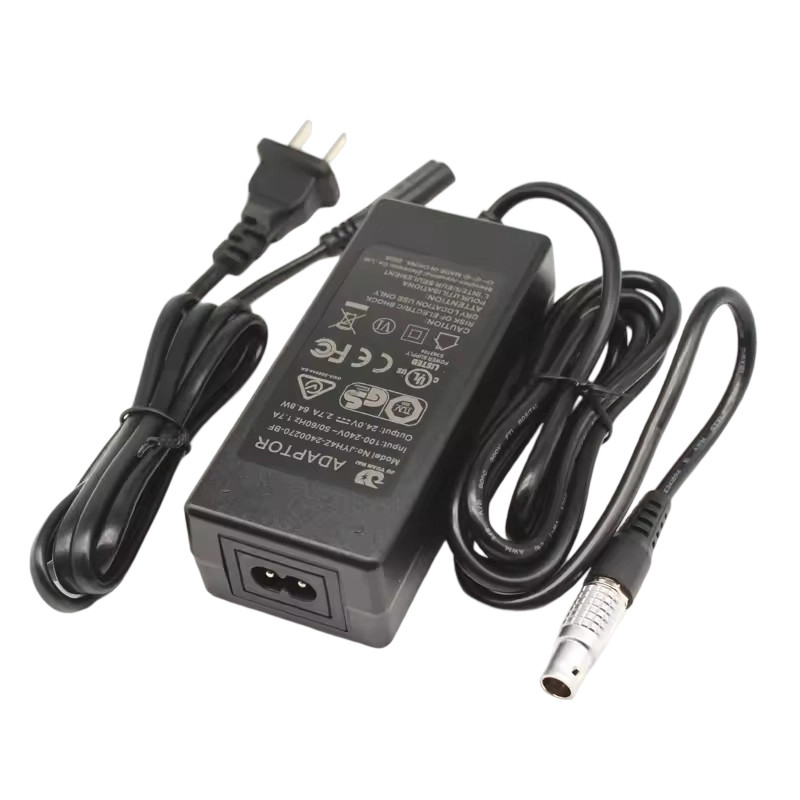 Power Adapter Charger GEV242 AEL60US24-XE0162A Art. NO. 774437 For Total Station GPS External Large Battery GEB 371 1Piece