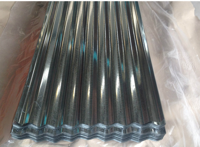 Curved 1.2mm Corrugated Steel Sheet GI Roofing Sheet For Cladding