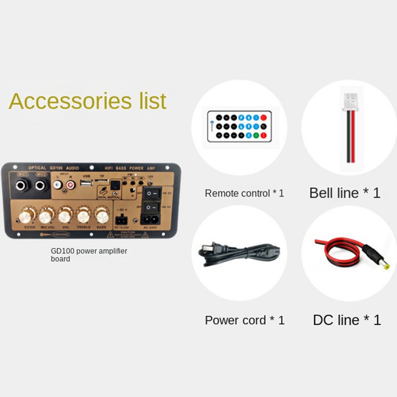 Private Mold NO 2 2.0 Channels 100W BT Mono Amplifier Board for Home/Car HiFi Karaoke