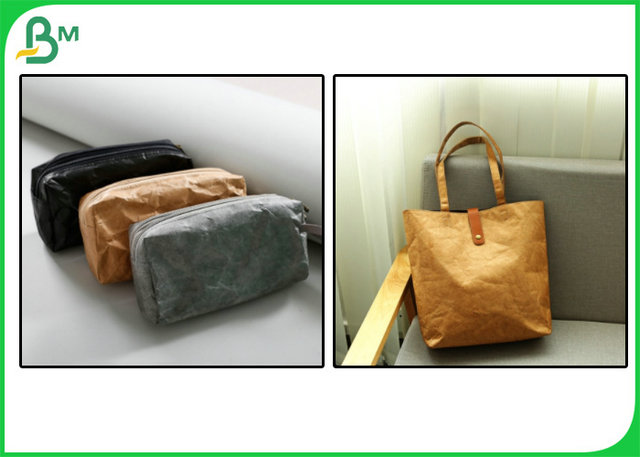 55gsm 105gsm Waterproof Texture Paper Fabric Colored Tyvek For Handbags 