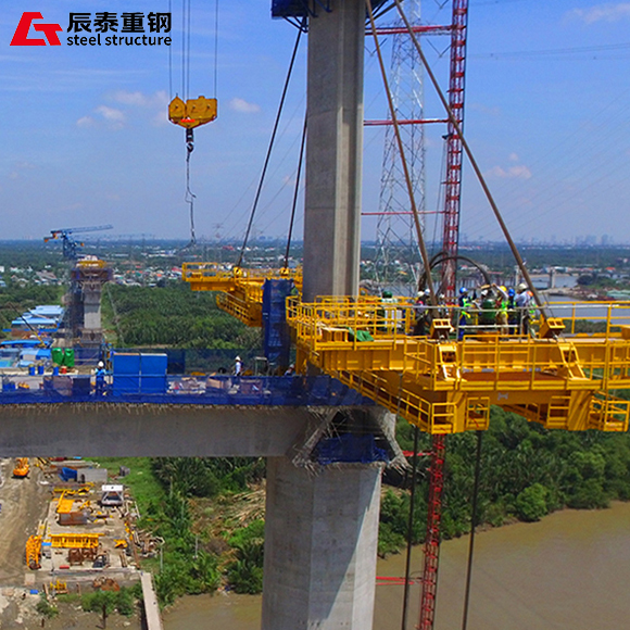 High Rise Steel Truss Bridge Modular Steel Structure Earthquake Resistant