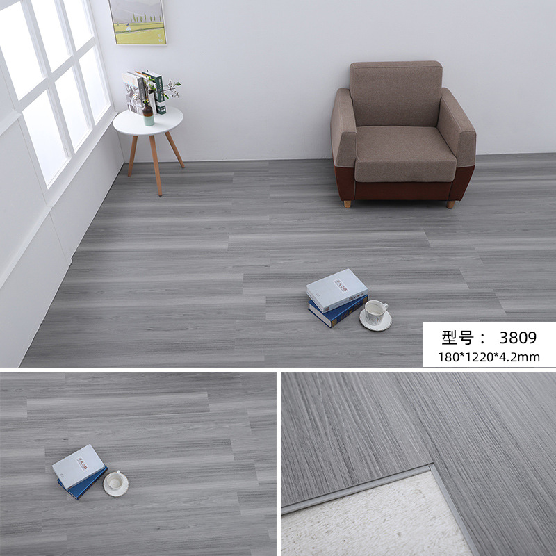 4mm 5mm 8mm Spc Flooring Plastic Vinyl Floor Tile with and Online Technical Support