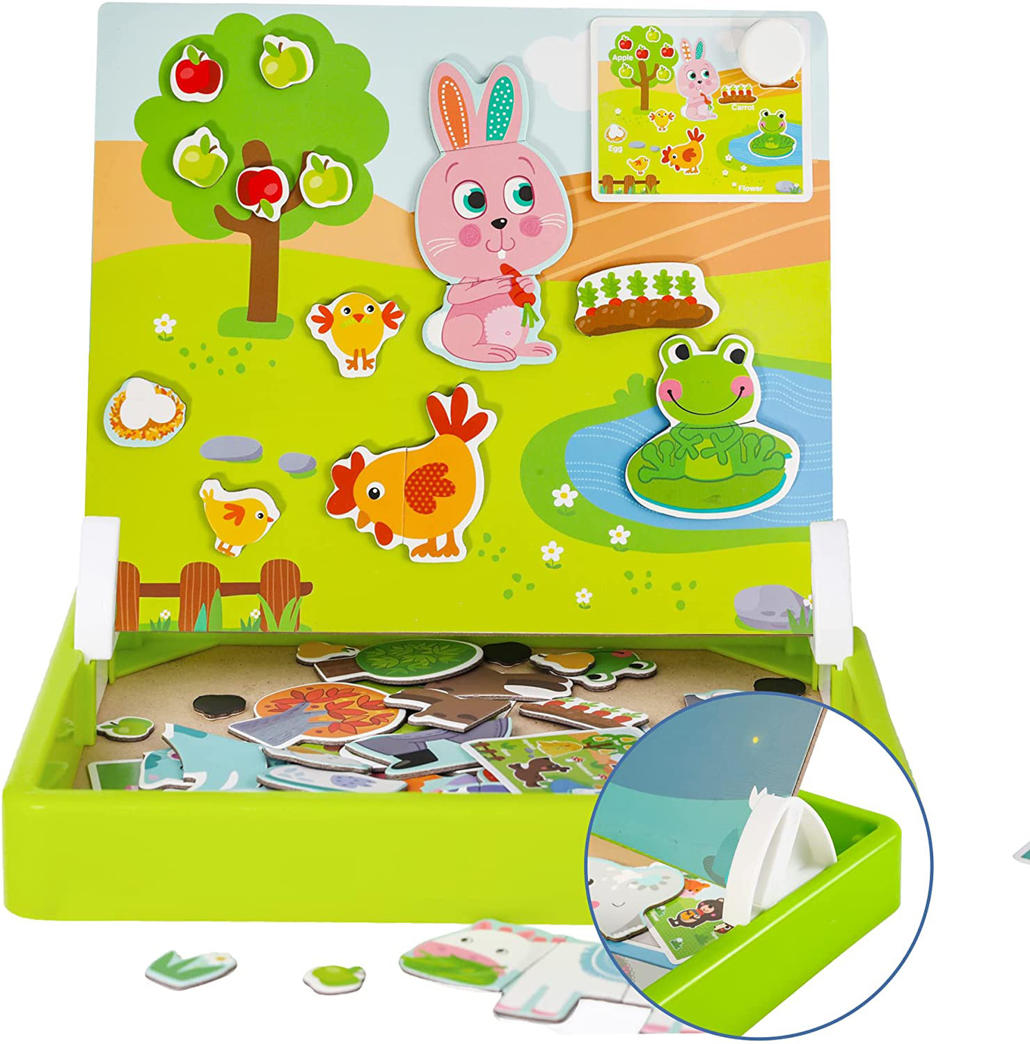 Forest Animal Jigsaw Puzzles Magnetic Puzzles For Preschooler For Kids Ages 4-8 60pcs