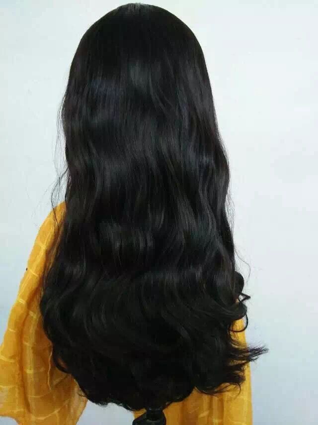 Dark Human Hair Wig Small Layer Wig European Human Hair Wig Jewish Wig Cheap Wig, 20Inch