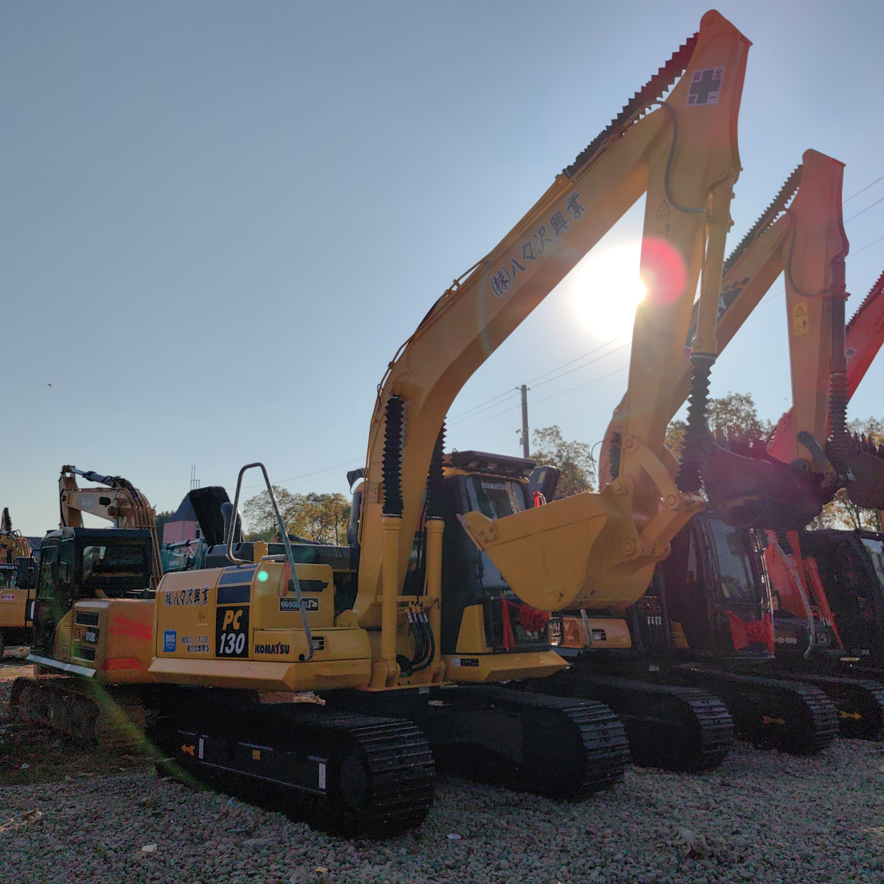 Japan Made Used Excavator 13 Ton Komatsu pc130-8 Secondhand Crawler Digger PC130lc 313D on Stock
