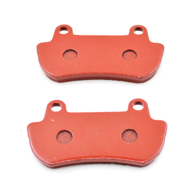Red Color Non Asbestos Brake Disc Honda Brake Pads 30000 - 50000km Lifespan