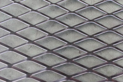 Facade Decoration Fluorocarbon Expanded Aluminum Mesh 