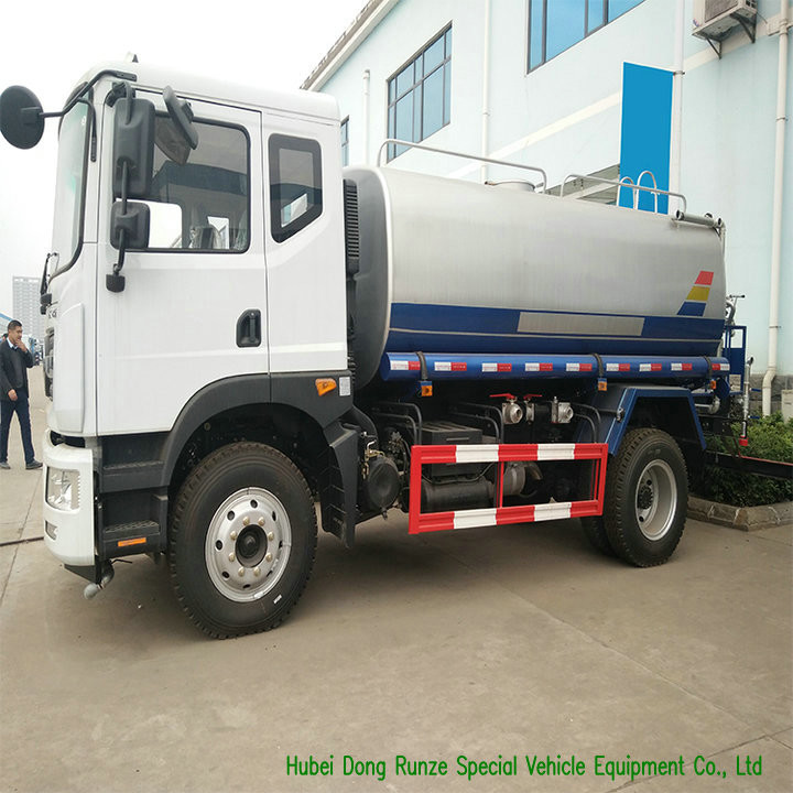 12 Ton Stainless Steel Clean Drinking Water Tank Truck With Water Pump For Transport Clean Drinking Water