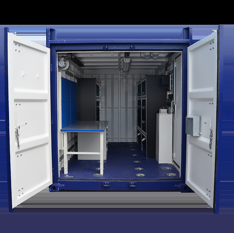 30.90CBM Capacity A60 Standard Offshore Container Workshop with DNV 2.7-1 Standard and Door Opening Size of 2.218 x 2.223 M