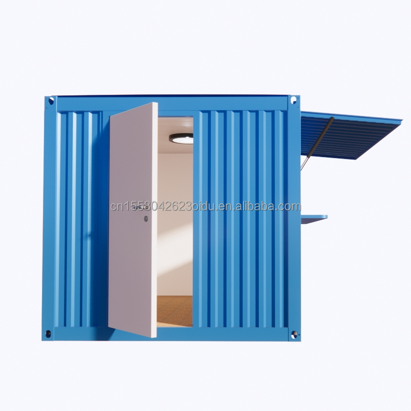 10FT Mini Pop-up Container House for Coffee Shop Bar Fast-Food Restaurant Convenience Store Kiosk or Booth Window material