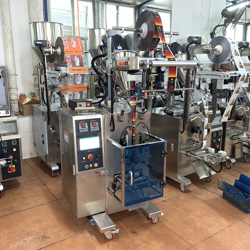 1 - 100ml Liquid 4 Side Sealing Bag Filling Machine Full Automatic