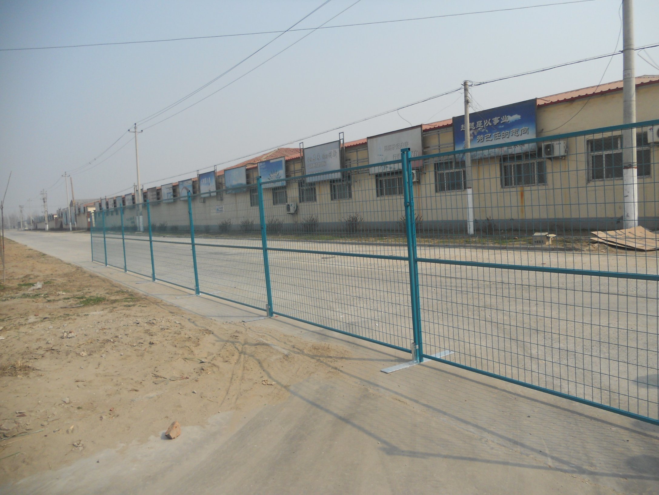 6ftx10ft Galvanized Powder Coated 3MM Temp Security Fencing