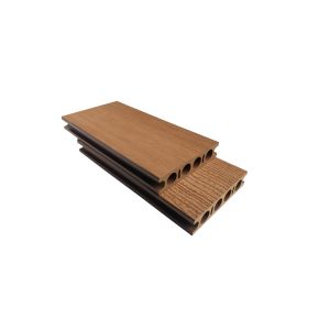 China Flat Grain Round Hollow 150 32mm WPC Hollow Decking on sale
