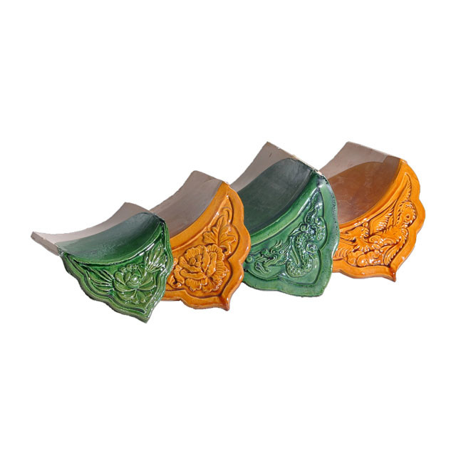 China ceramic clay roofing tiles for pagoda gazebo