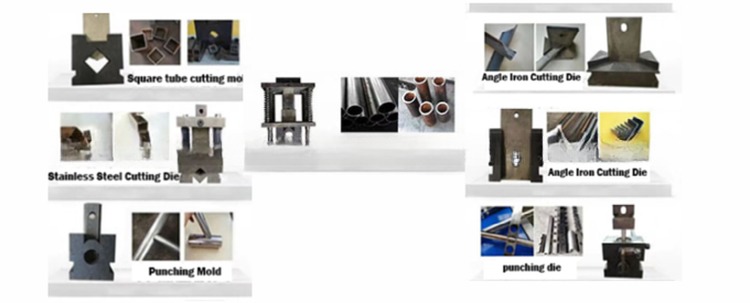 220v/380v Voltage Stainless Steel Tube Punching Machine for 50mm Processing Diameter