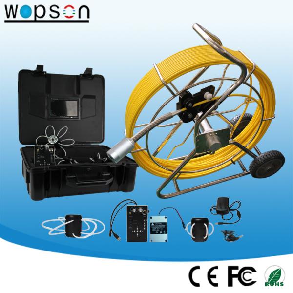 WOPSON Pan Tilt Camera for Pipe Inspection With 512 HZ Transmitter