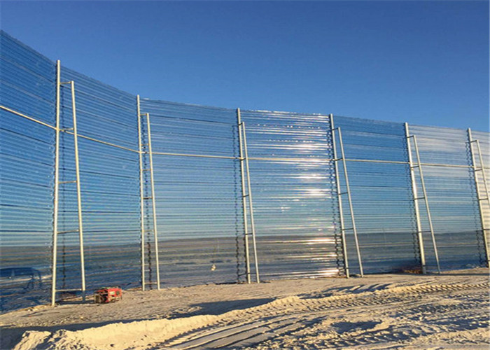 Electrostatic Powder Coating Twins Peak Windbreak Panel