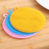 Buy cheap Heat Insulation Dishwashing Bulk Kitchen Supplies Silicone Dish Scrubber from wholesalers