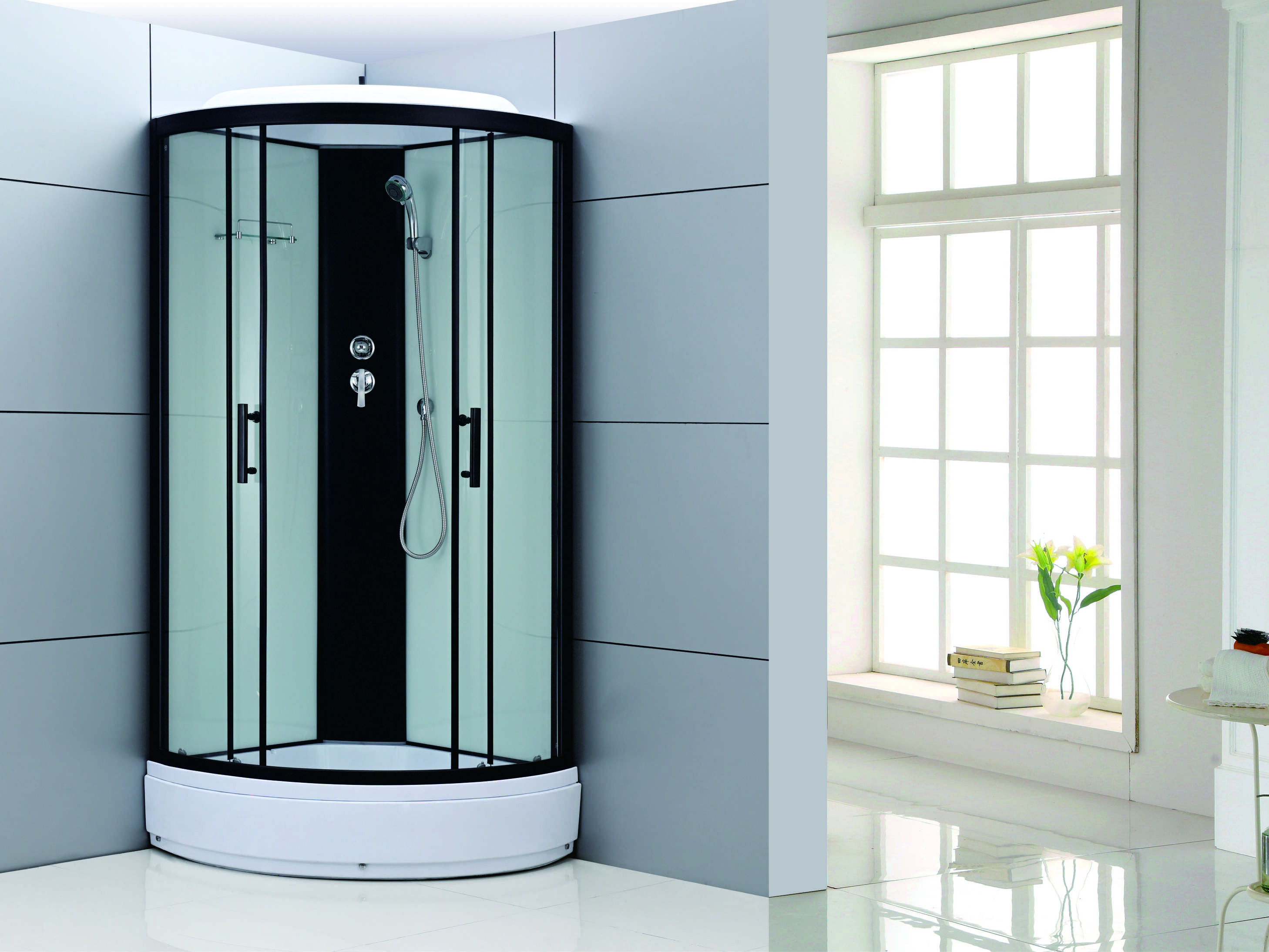 4mm Frameless Corner Glass Shower Enclosure Custom Size