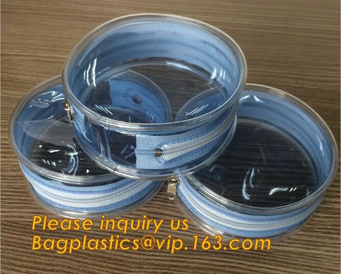 Plastic Bag OEM Custom PVC Loop Handle Image Printed Plastic Shopping Bag,Promotional Clear Waterproof Plastic Cosmetic