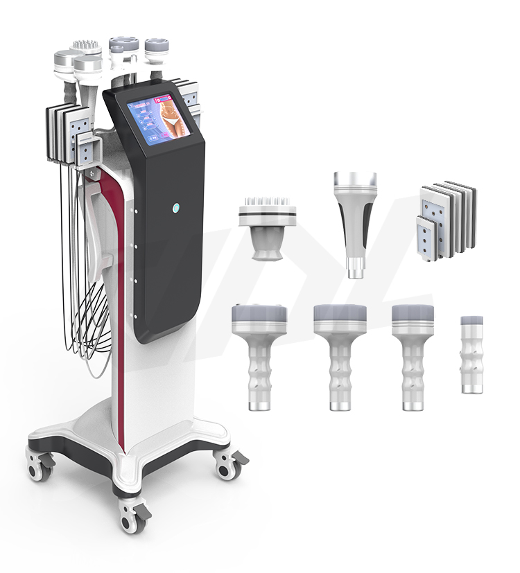 AS82 Cavitation 6 In1 Professional Cellulite Treatment Machine 500W Weight Loss