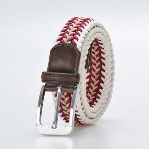 Spandex Alloy Casual Jean Belt 120cm Woven Elastic Stretch Belts