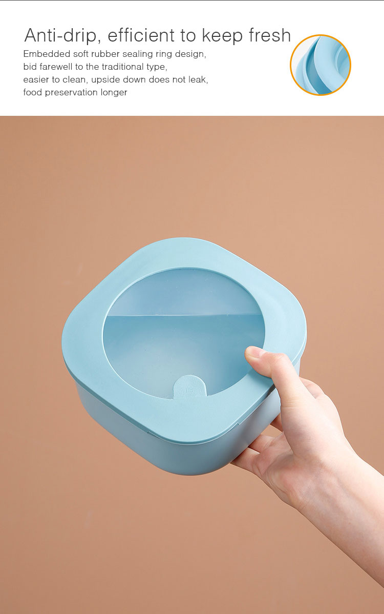 1L 2L 3L Microwave Plastic Food Container Plastic Kitchen Organizer