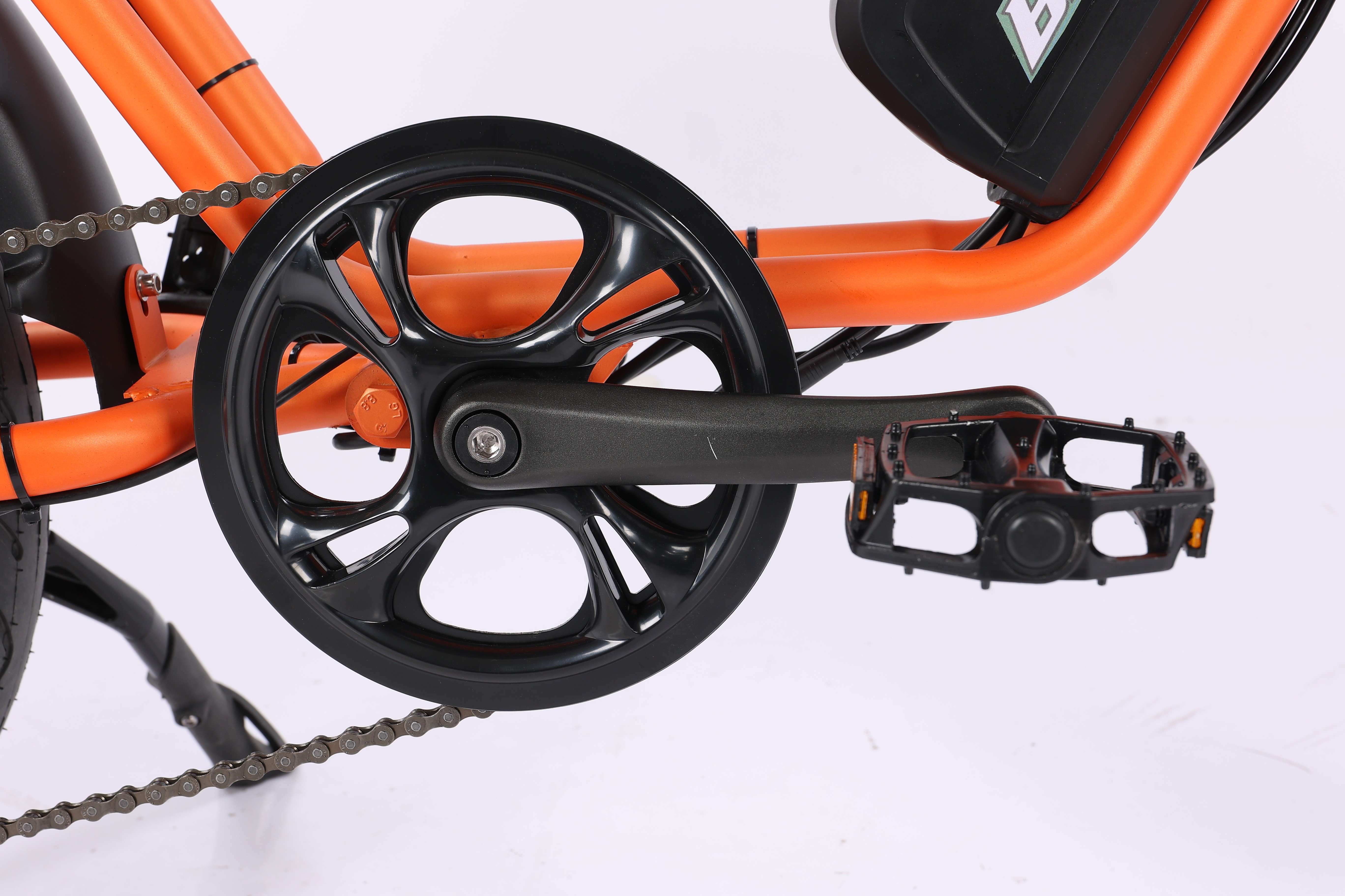 7 Speed 20 Inch Fat Tire Electric Hybrid Bike Full Suspension 250W 48V 15Ah Battery