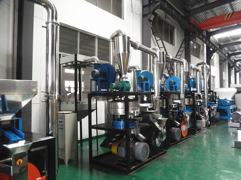 Plastic Disc Flour Mill Grinder Auxiliary Machine SUS304 3 Phases Pvc Scrap Pulverizer Machine