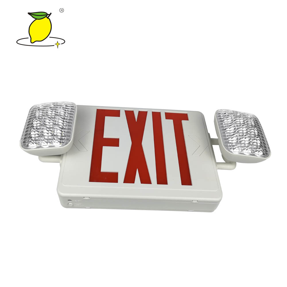 5 Hours RED Green LED Twin Spot Emergency Light