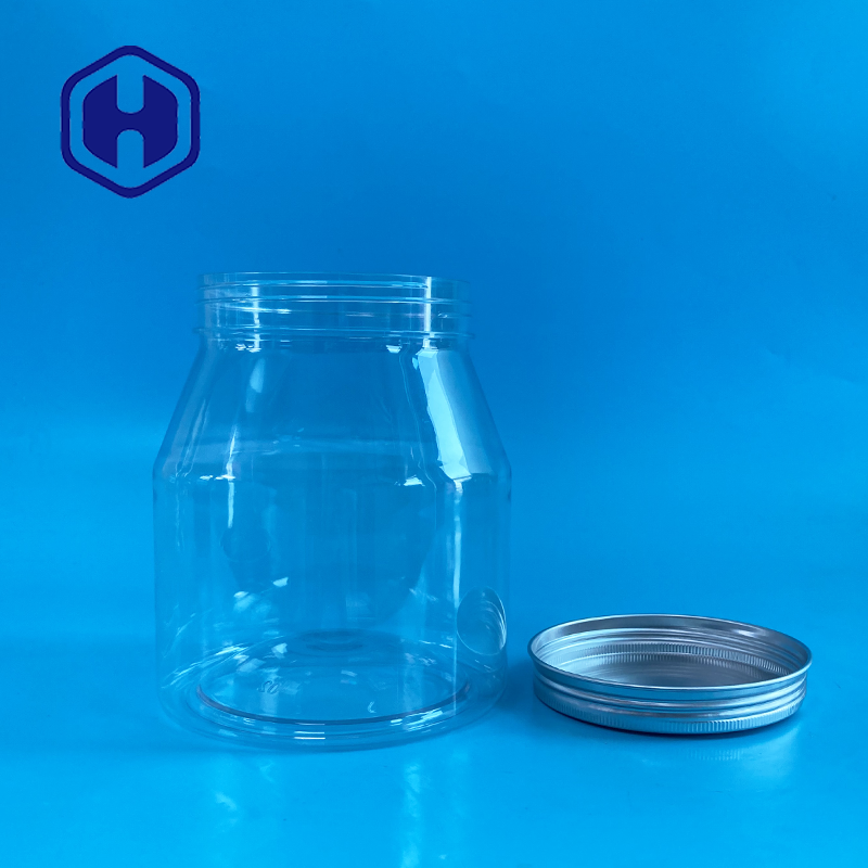 900ml 30oz Empty Clear Plastic Jars For Konjac Jelly Gummy Cat Dog Snacks Crackers