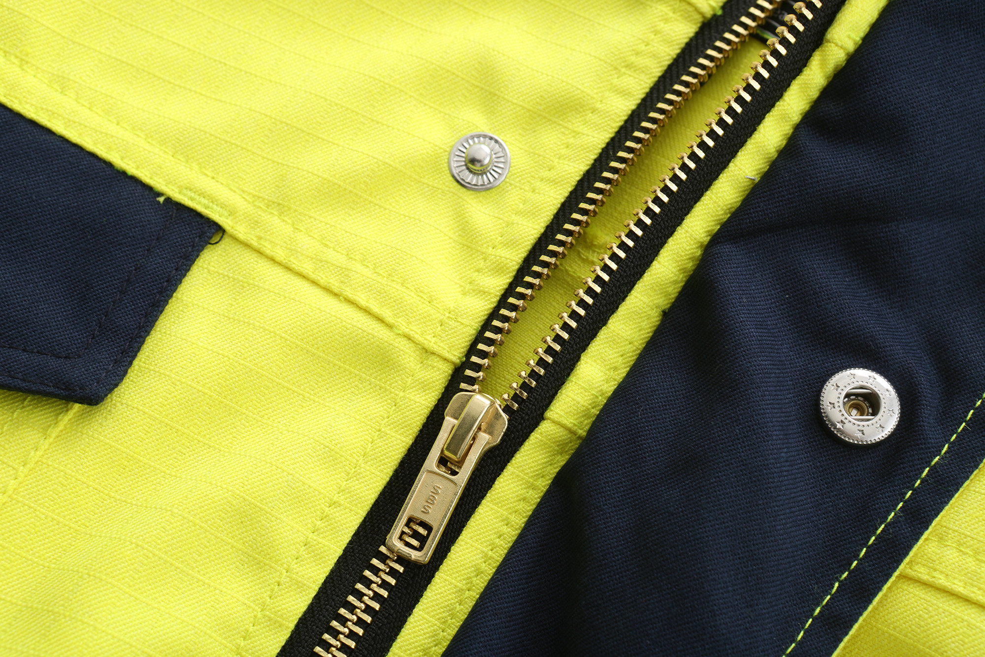 Inherently Flame Retardant Arc Protection Clothing , Hivis Yellow FR Coverall