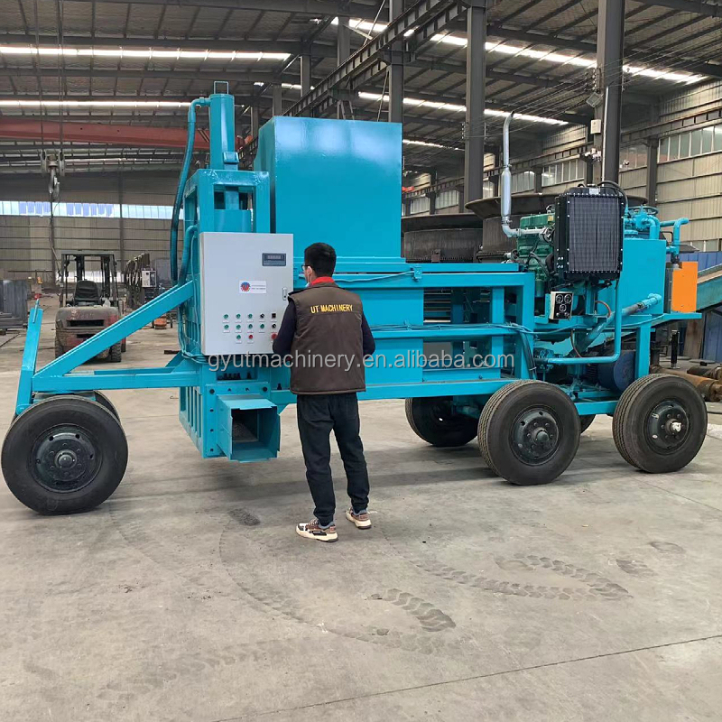 UT Automatic Capacity 80-120 Bales Baling Press Machine for Rice Husk and Hay Silage