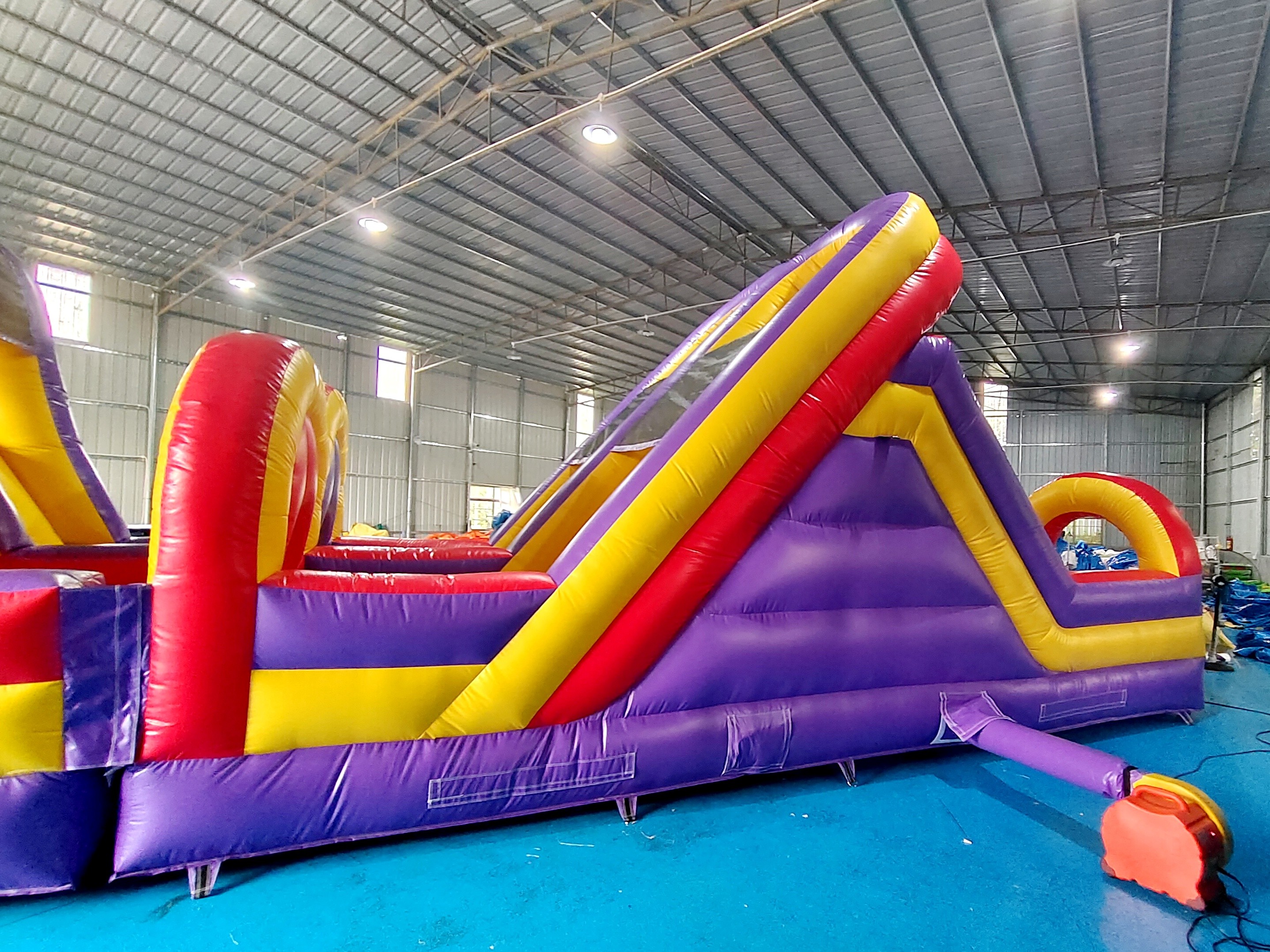 Pvc Tarpaulin Inflatable Obstacle Courses Outdoor Backyard Fun Run Sport For Toddler